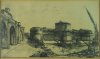1936 -Civitavecchia: la fortezza di Michelangelo e l'arsenale Bernini
